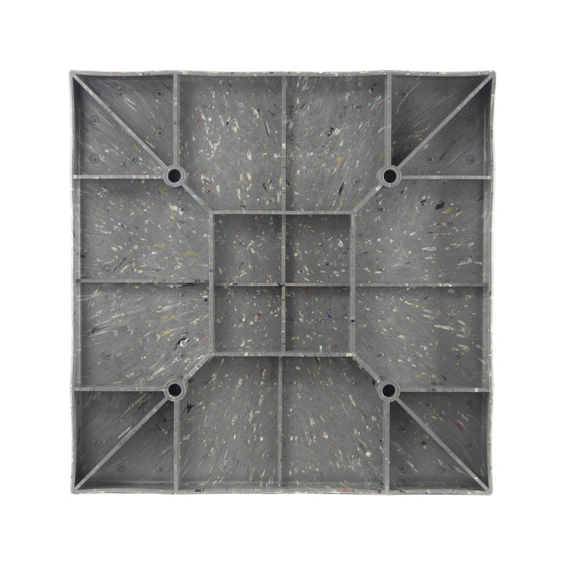 Ekon AC Condensing Unit Support Pad 24x24x2 - Air Conditioners Pad - Equipment Support Platform for HVAC Units, Generators, AC Condensers, Beehives & More - 100% Recycled Plastic - Image 4